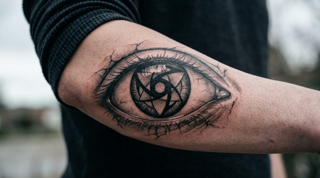 Sharingan Eye Tattoo