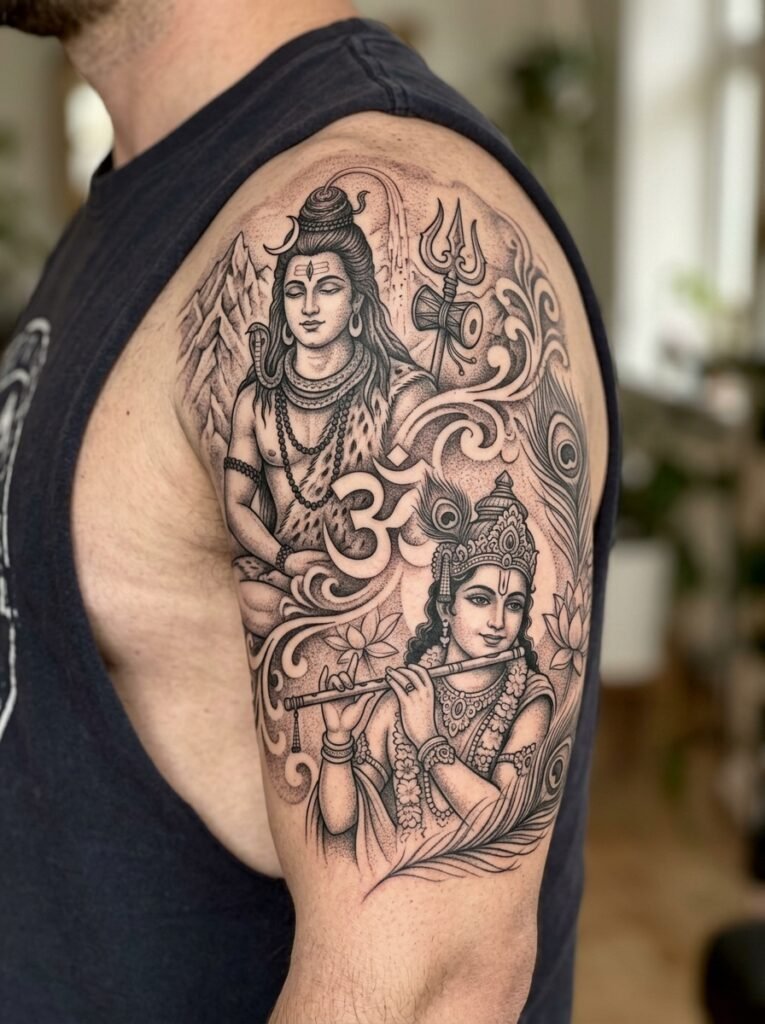 Shiva Krishna Tattoo