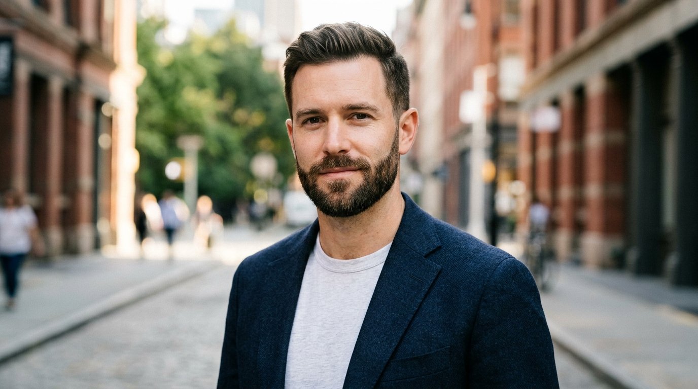 Short Boxed Beard for Men