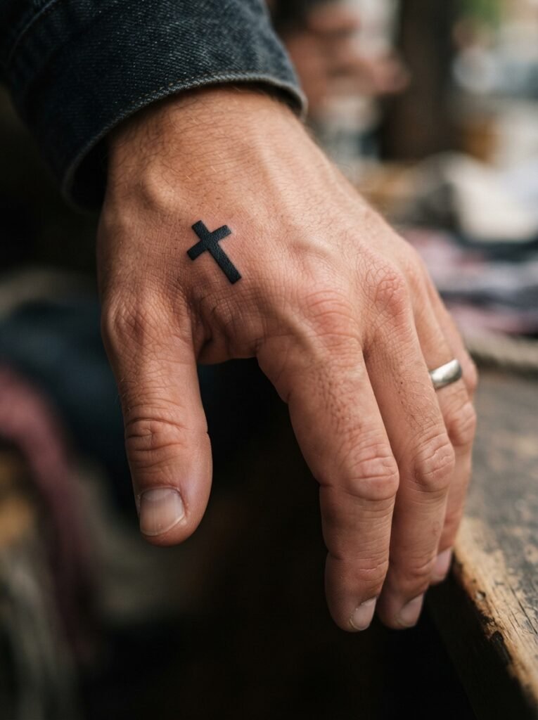 Hand Cross Tattoo Ideas
