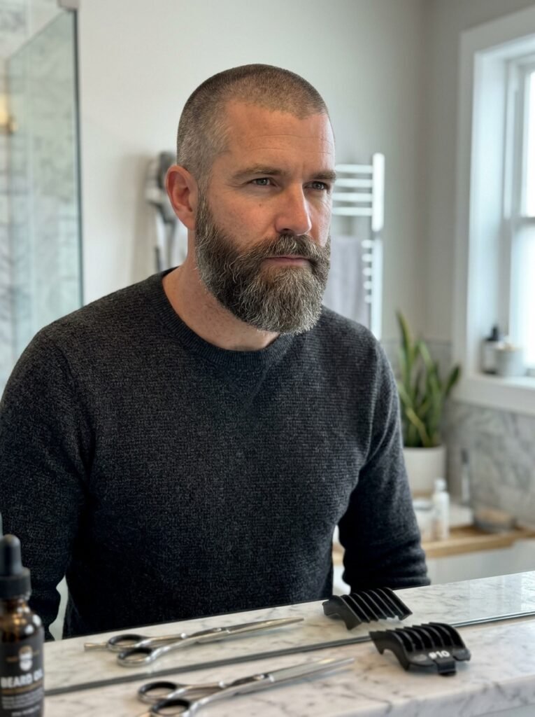 30mm long beard