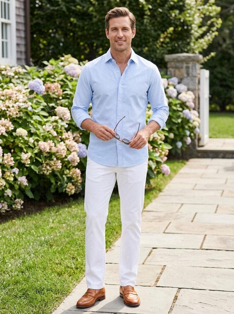 pink and white outfit ideas classy men