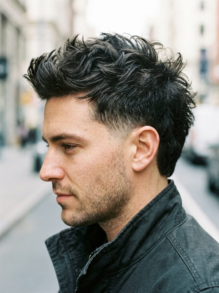 burst fade rugged spikes