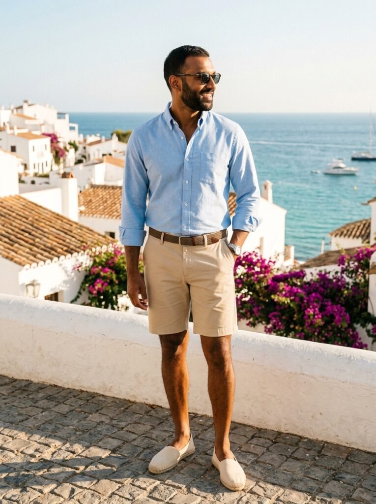 summer outfit for brown skin men
