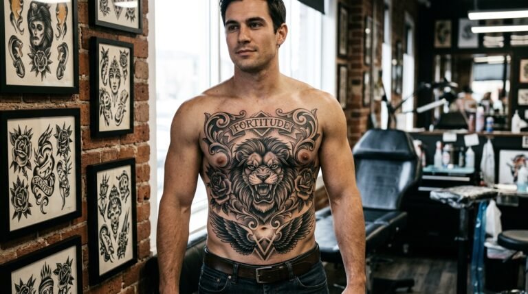 tattoo ideas for men belly