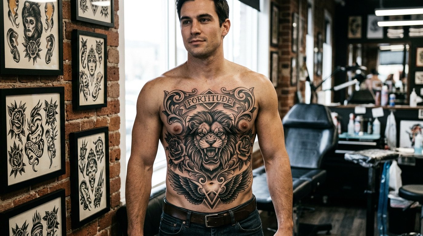 tattoo ideas for men belly
