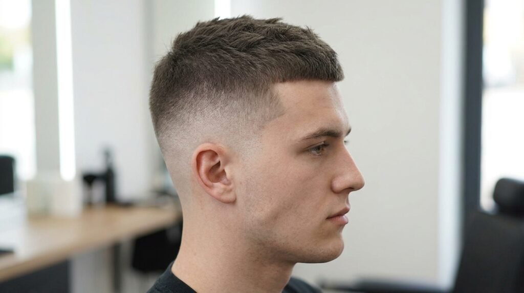 skin fade crew cut