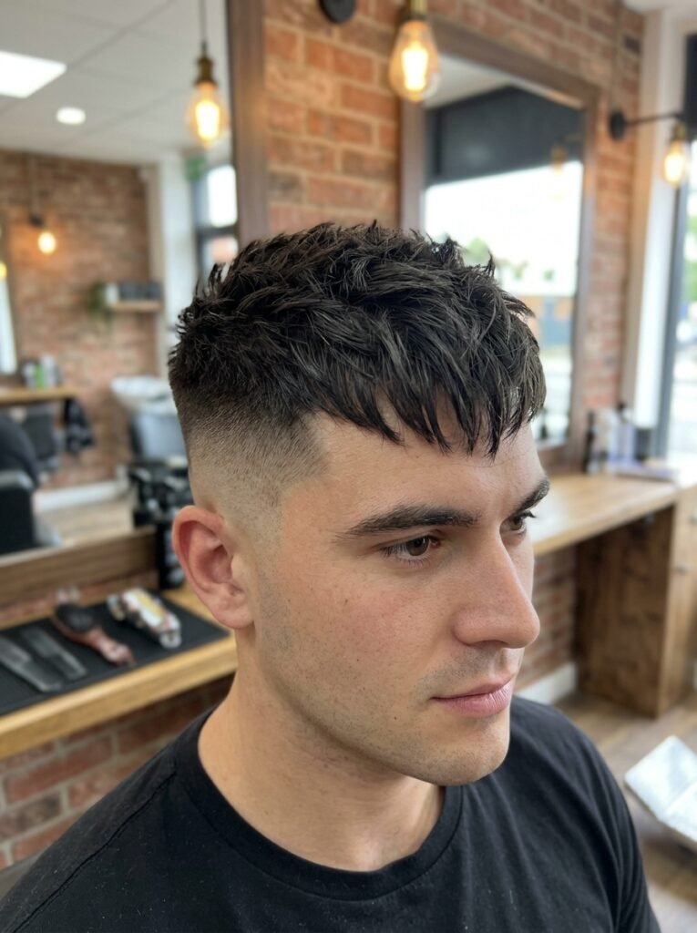 Thick Short Crop With High Fade