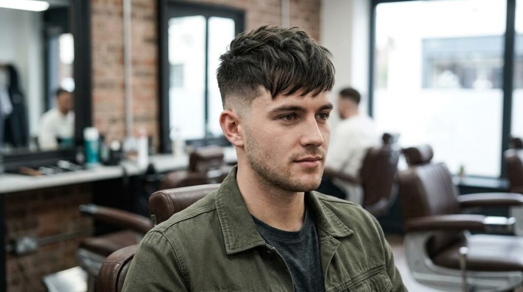 casual textured fringe