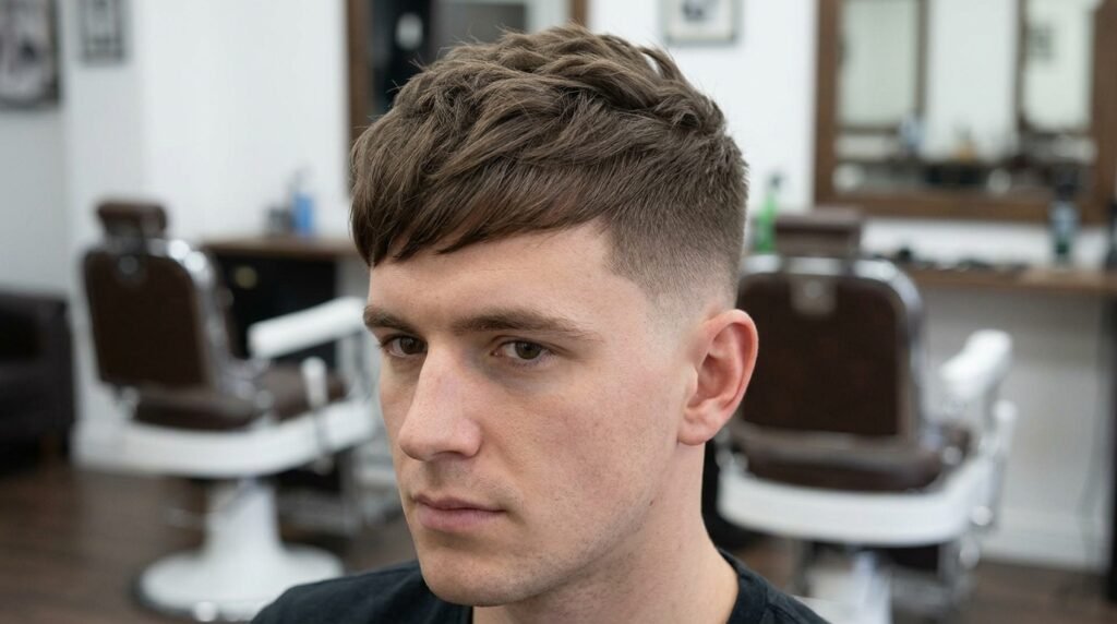 short textured side fringe