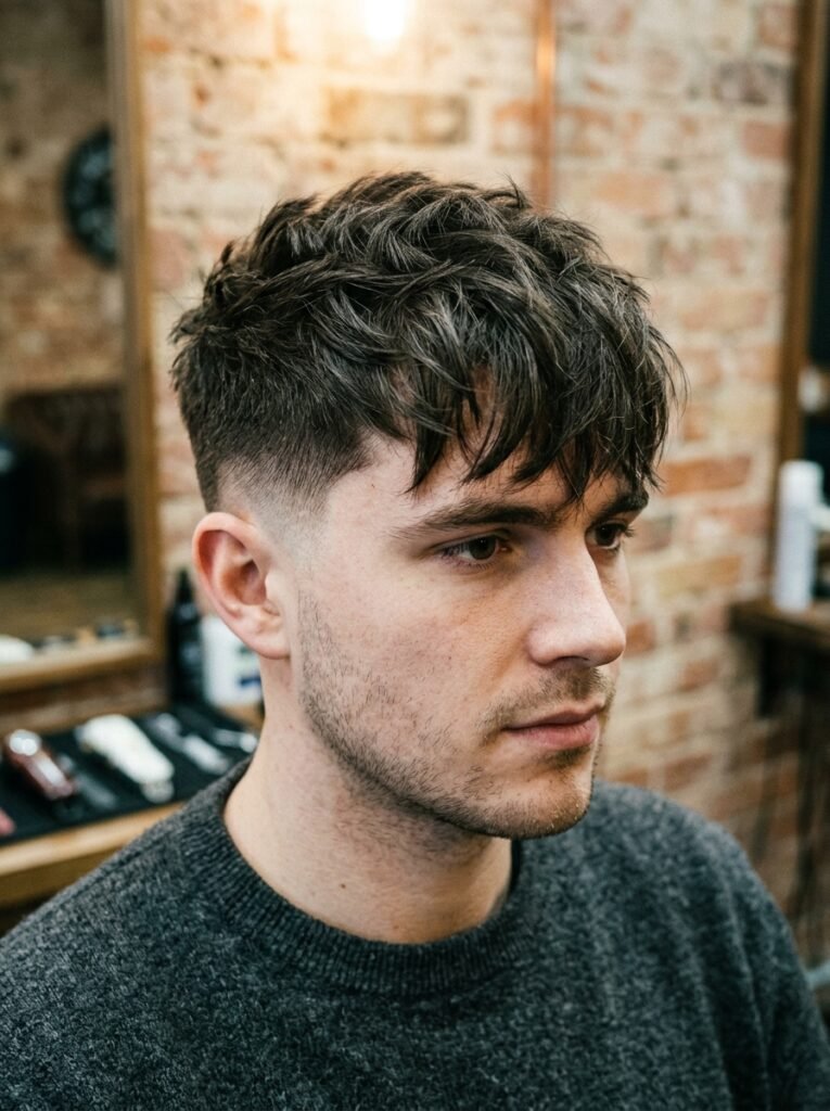 Thick Long Crop With Low Fade