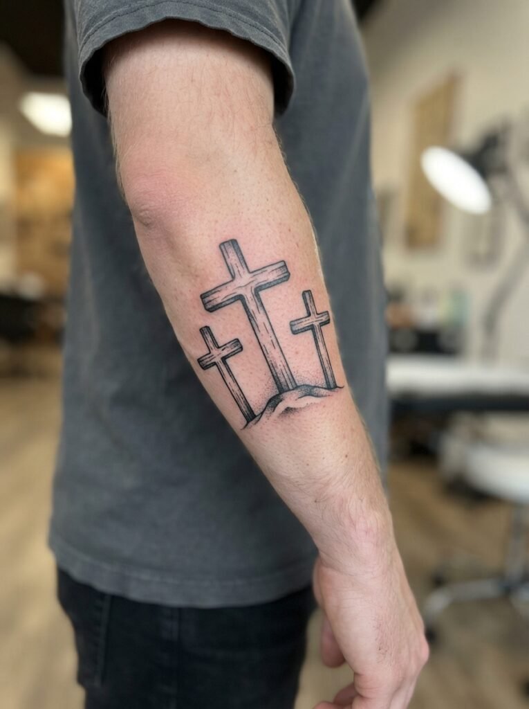Three Cross Tattoo Ideas