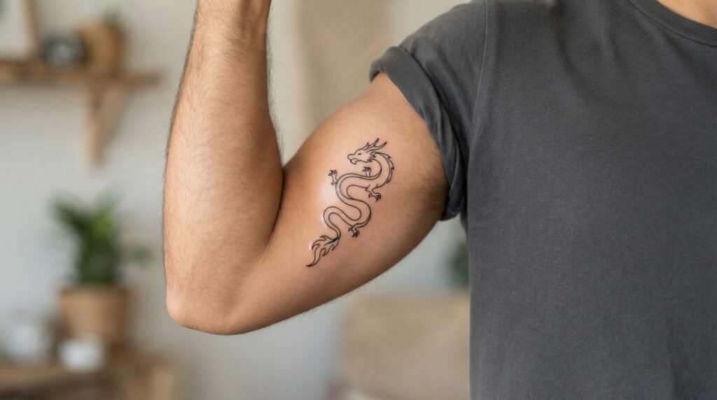Simple Dragon Tattoo