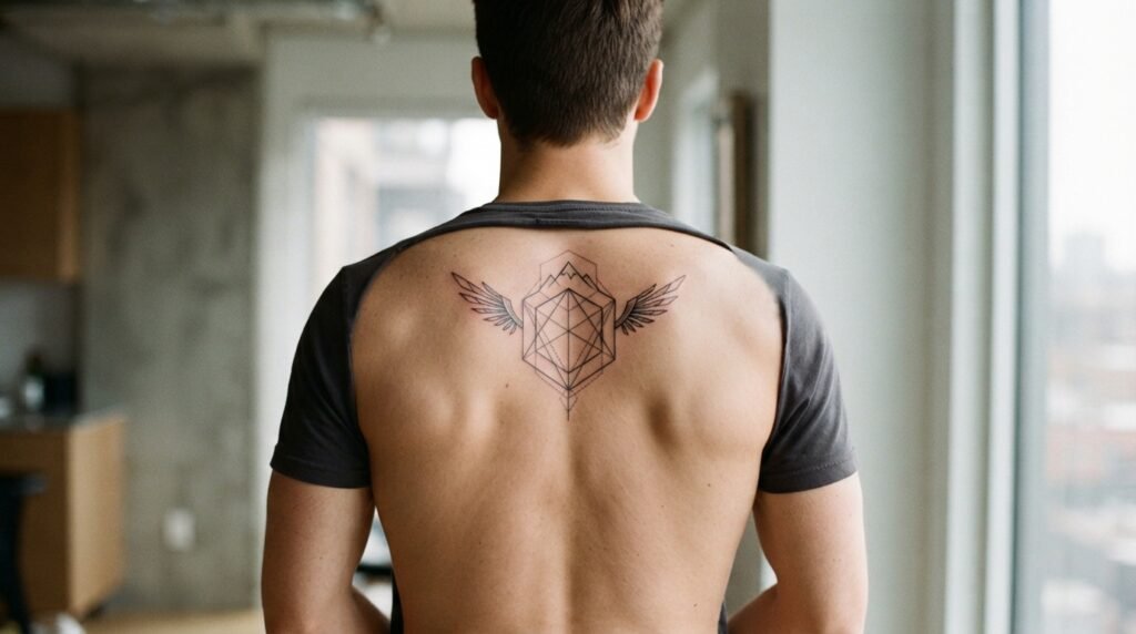 Upper Back Tattoo