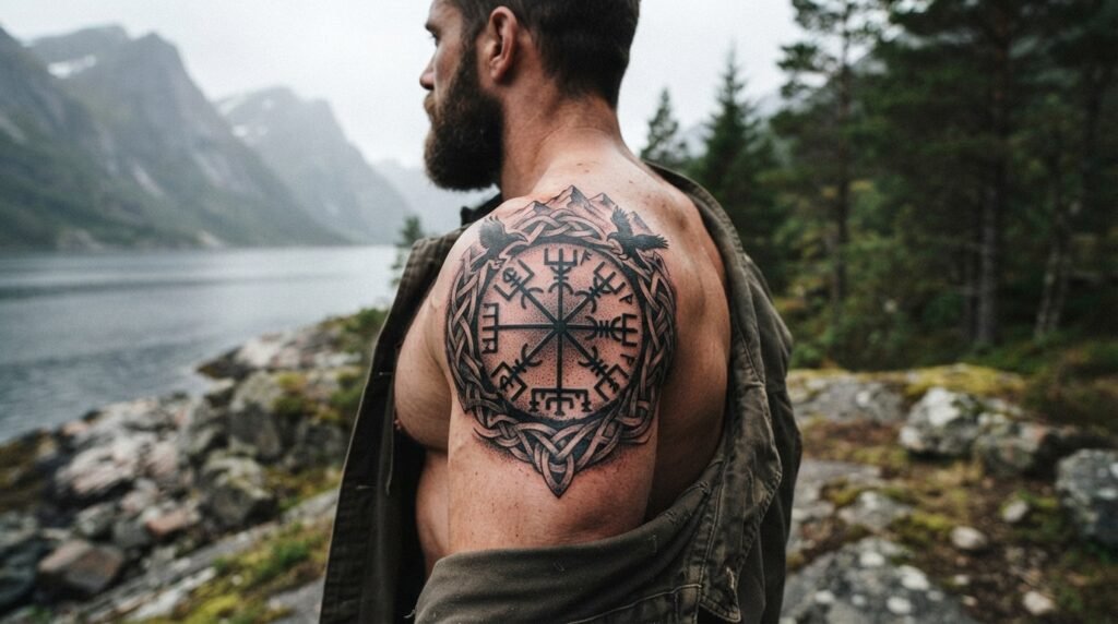Viking Compass Tattoo