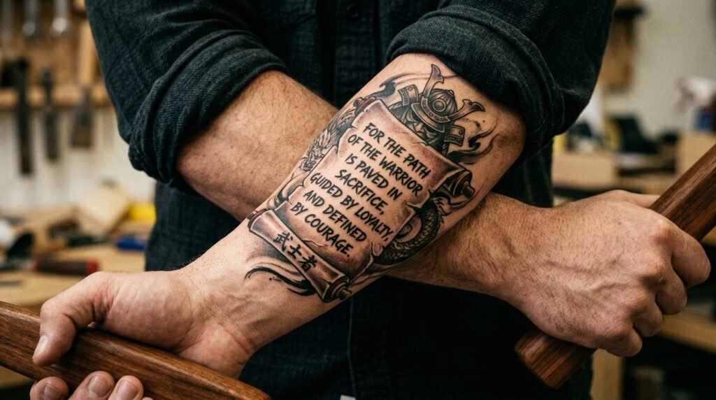 Anime Quote Forearm