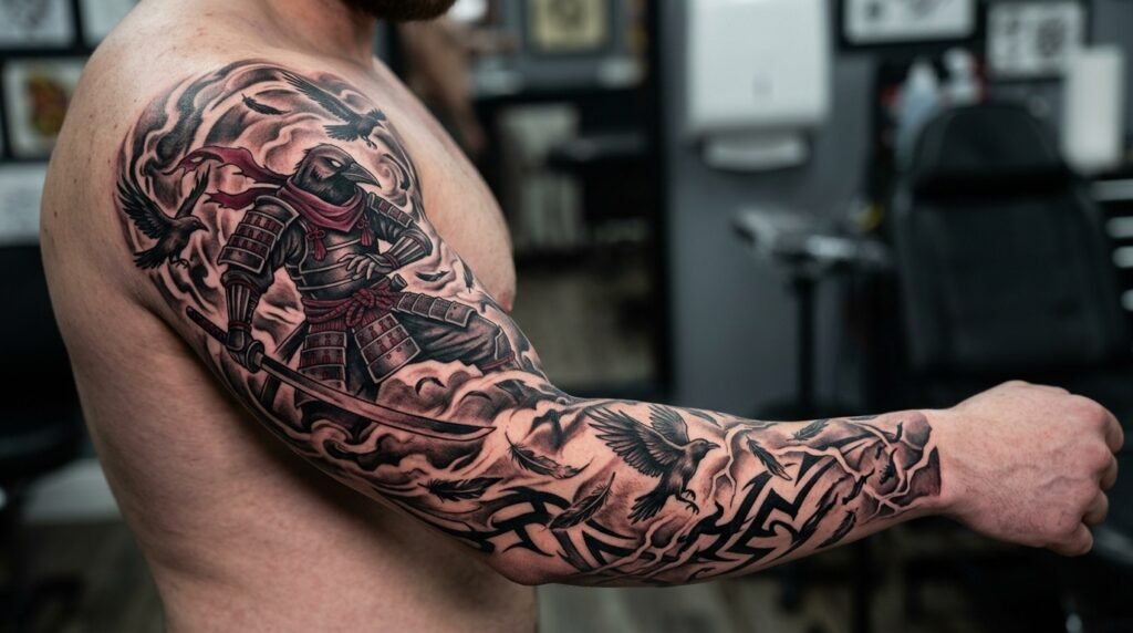 Anime Sleeve Tattoo